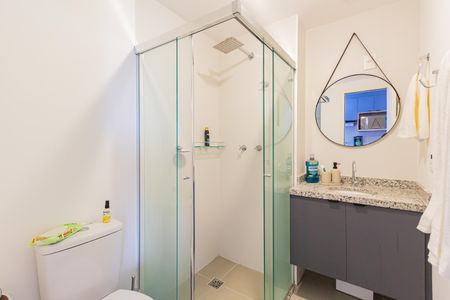 Studio para alugar com 24m², 1 quarto e sem vaga Studio para alugar com 24m², 1 quarto e sem vagaBanheiro