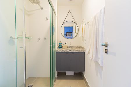 Studio para alugar com 24m², 1 quarto e sem vaga Studio para alugar com 24m², 1 quarto e sem vagaBanheiro