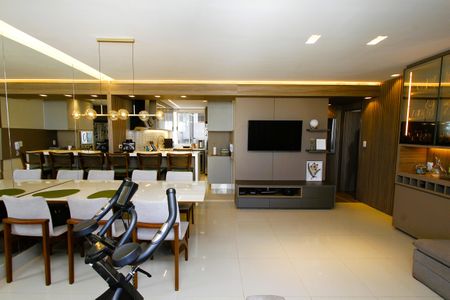 Sala de apartamento à venda com 3 quartos, 101m² em Buritis, Belo Horizonte