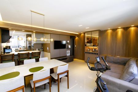 Sala de apartamento à venda com 3 quartos, 101m² em Buritis, Belo Horizonte