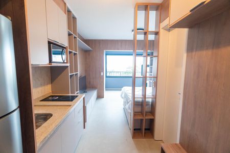 Cozinha de kitnet/studio para alugar com 1 quarto, 25m² em Vila Santa Catarina, São Paulo