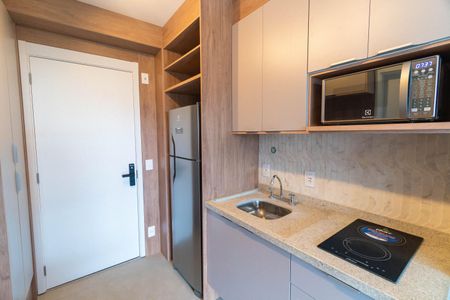 Cozinha de kitnet/studio para alugar com 1 quarto, 25m² em Vila Santa Catarina, São Paulo