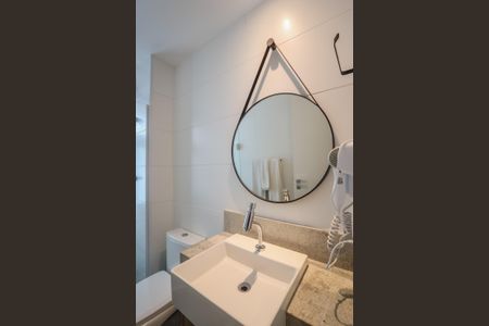 Banheiro da Suite de kitnet/studio à venda com 1 quarto, 39m² em Jardim Paulista, São Paulo