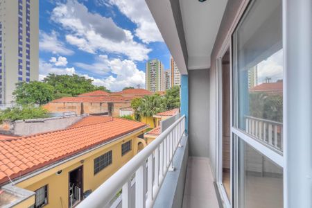 Varanda de kitnet/studio para alugar com 1 quarto, 25m² em Chácara Inglesa, São Paulo