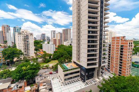Vista da Sacada de kitnet/studio para alugar com 1 quarto, 38m² em Vila Clementino, São Paulo