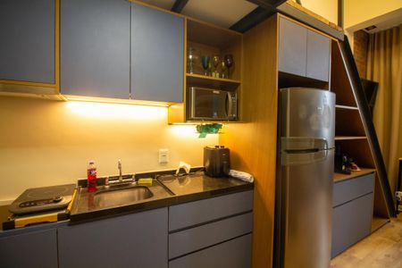 Studio à venda com 35m², 1 quarto e sem vagaCozinha