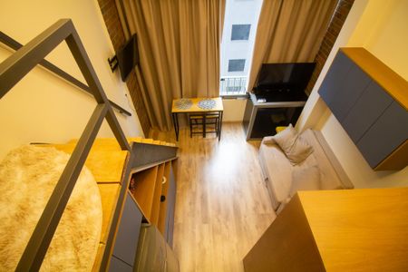 Quarto - Vista de kitnet/studio à venda com 1 quarto, 35m² em Jardim das Acacias, São Paulo