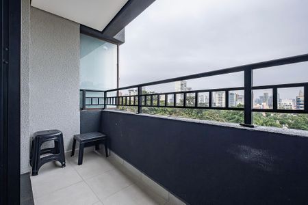 Studio para alugar com 21m², 1 quarto e sem vaga Studio para alugar com 21m², 1 quarto e sem vagaStudio - Varanda