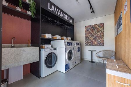 Studio para alugar com 21m², 1 quarto e sem vaga Studio para alugar com 21m², 1 quarto e sem vagaLavanderia