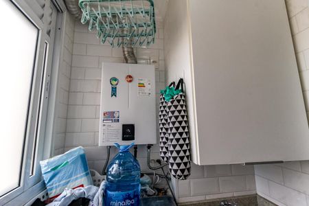 Apartamento à venda com 64m², 3 quartos e 2 vagasDetalhe da area de serviço