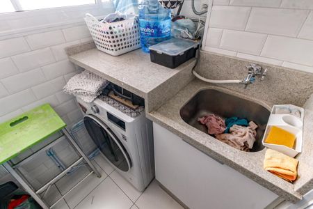 Apartamento à venda com 64m², 3 quartos e 2 vagasDetalhe da area de serviço