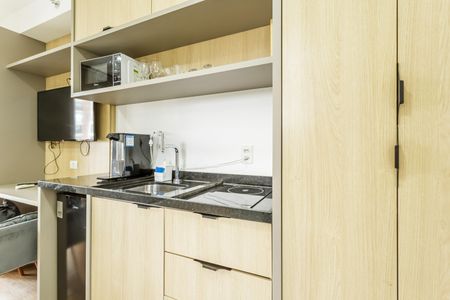 Studio à venda com 27m², 1 quarto e sem vaga Studio à venda com 27m², 1 quarto e sem vagaCozinha