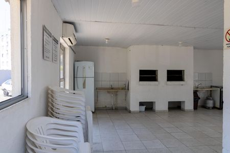 Área comum - Salão de festas de apartamento para alugar com 2 quartos, 43m² em São José, Porto Alegre