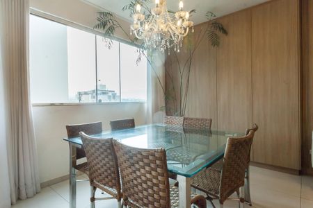 Sala de Jantar de apartamento para alugar com 4 quartos, 130m² em Buritis, Belo Horizonte