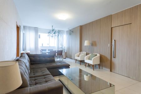 sala de apartamento para alugar com 4 quartos, 130m² em Buritis, Belo Horizonte