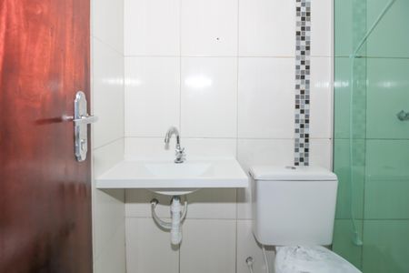 Casa à venda com 80m², 2 quartos e sem vagaBanheiro da Suíte
