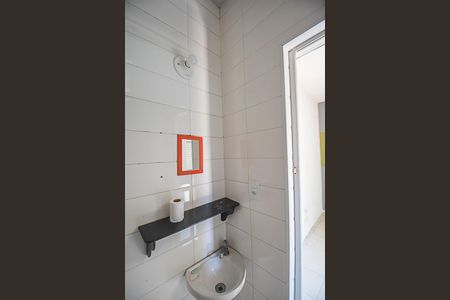 Banheiro de kitnet/studio para alugar com 1 quarto, 30m² em Jardim Gagliardi, São Bernardo do Campo