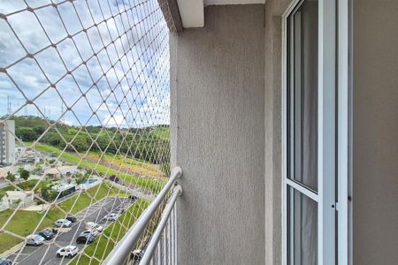 Varanda da Sala  de apartamento à venda com 2 quartos, 46m² em Jardim São Vicente, Campinas