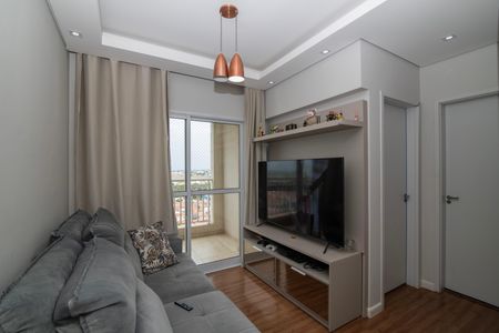 Sala de apartamento para alugar com 2 quartos, 56m² em Jardim Rosolem, Hortolândia