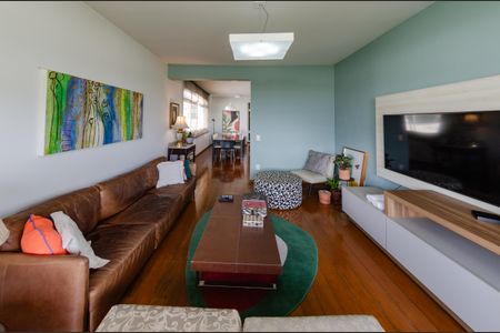 Sala de apartamento à venda com 3 quartos, 144m² em Sion, Belo Horizonte