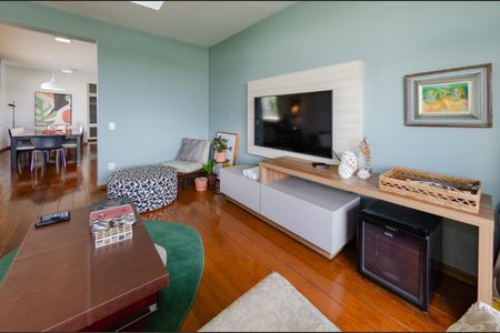 Sala de apartamento à venda com 3 quartos, 144m² em Sion, Belo Horizonte