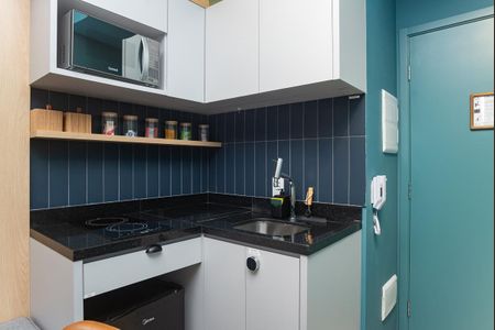 Cozinha Americana de kitnet/studio à venda com 1 quarto, 18m² em Perdizes, São Paulo