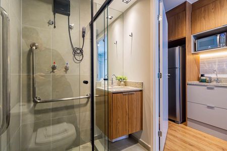 Apartamento para alugar com 26m², 1 quarto e sem vagaBanheiro