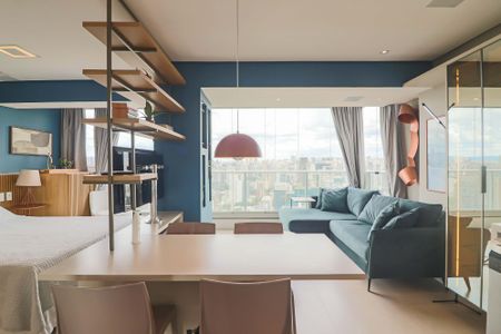 Studio para alugar com 35m², 1 quarto e 1 vaga Studio para alugar com 35m², 1 quarto e 1 vagaStudio