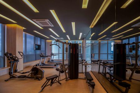 Studio para alugar com 35m², 1 quarto e 1 vaga Studio para alugar com 35m², 1 quarto e 1 vagaÁrea comum - Academia