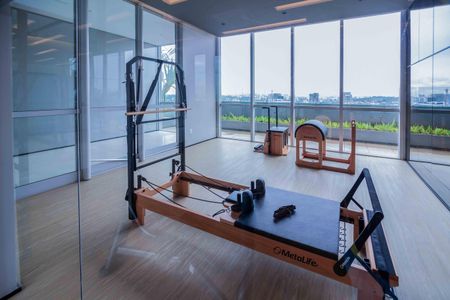 Studio para alugar com 35m², 1 quarto e 1 vaga Studio para alugar com 35m², 1 quarto e 1 vagaÁrea comum - Academia