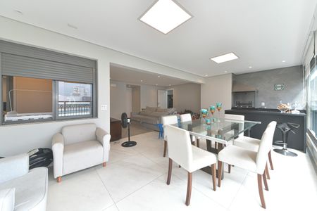 Varanda de apartamento para alugar com 3 quartos, 137m² em Chácara Santo Antônio, São Paulo