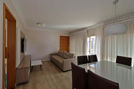 Sala de apartamento à venda com 3 quartos, 122m² em Jardim, Santo André