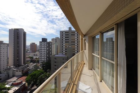 Varanda da Sala de apartamento à venda com 3 quartos, 122m² em Jardim, Santo André