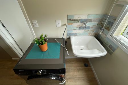 Studio para alugar com 24m², 1 quarto e 1 vagaDetalhe da area de serviço