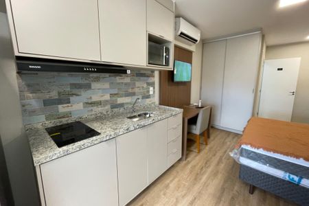 Cozinha - Armários de kitnet/studio para alugar com 1 quarto, 24m² em Jardim São Paulo, São Paulo
