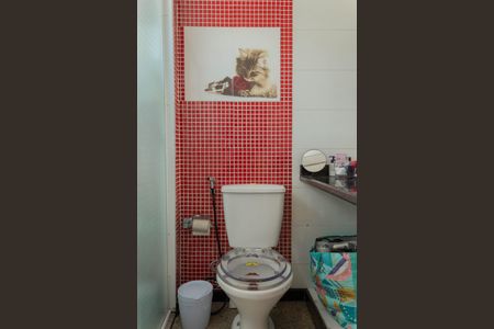 Banheiro da Suíte 1 de apartamento à venda com 3 quartos, 70m² em Taboão, São Bernardo do Campo