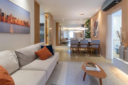 Sala de apartamento para alugar com 2 quartos, 92m² em Ahú, Curitiba