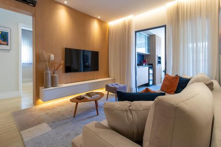 Sala de apartamento para alugar com 2 quartos, 92m² em Ahú, Curitiba