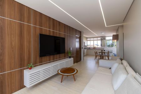 Sala de apartamento à venda com 3 quartos, 120m² em Itapoã, Belo Horizonte