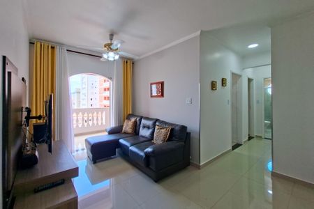 Sala de apartamento para alugar com 1 quarto, 75m² em Vila Tupi, Praia Grande