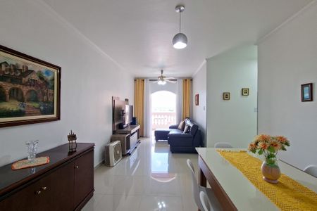 Sala de apartamento para alugar com 1 quarto, 75m² em Vila Tupi, Praia Grande