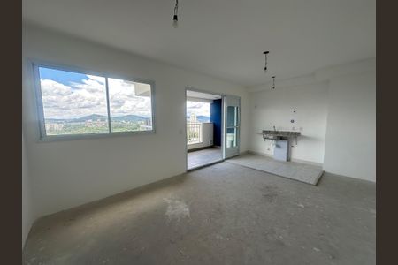 Apartamento para alugar com 49m², 1 quarto e 2 vagasSala