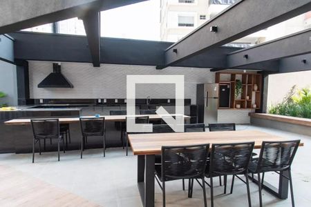 Studio para alugar com 27m², 1 quarto e sem vagaChurrasqueira