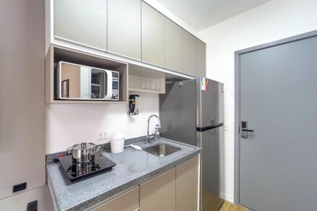 Cozinha de kitnet/studio à venda com 1 quarto, 27m² em Vila Mariana, São Paulo