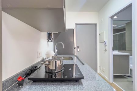 Cozinha de kitnet/studio à venda com 1 quarto, 27m² em Vila Mariana, São Paulo
