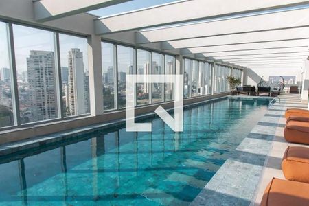 Studio para alugar com 27m², 1 quarto e sem vagaPiscina