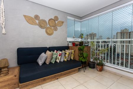 Varanda gourmet de apartamento para alugar com 3 quartos, 125m² em Chácara Califórnia, São Paulo