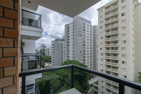 Varanda de apartamento à venda com 1 quarto, 45m² em Moema, São Paulo