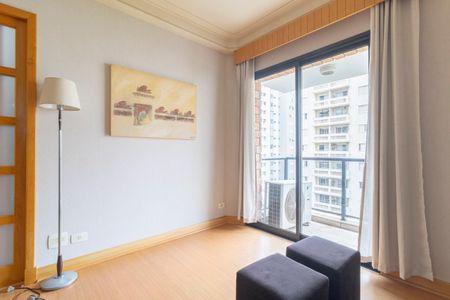 Sala de apartamento à venda com 1 quarto, 45m² em Moema, São Paulo