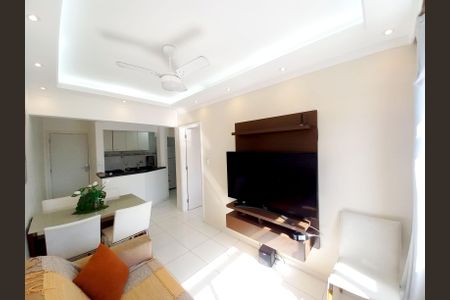 Sala de apartamento para alugar com 1 quarto, 47m² em Itararé, São Vicente